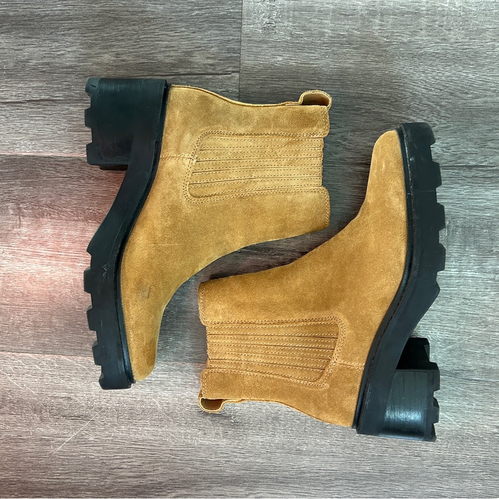 Madewell Gwenda Platform Ankle Boot in color Toffee